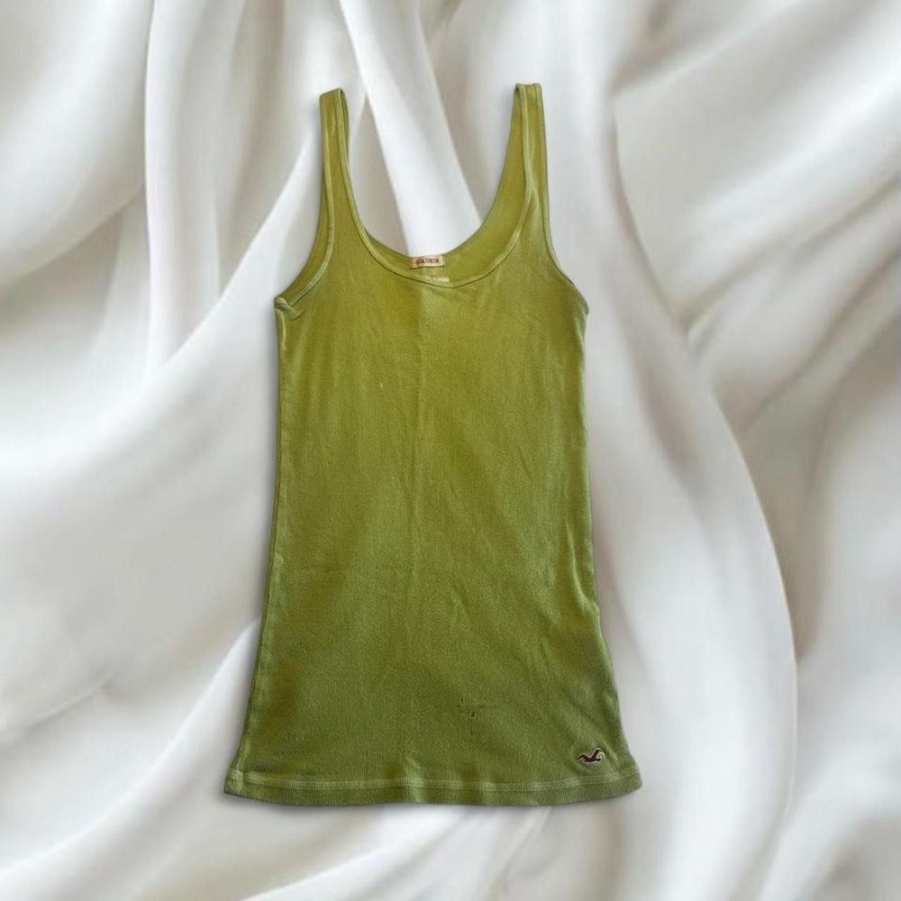Y2K vintage green Hollister tank top‎